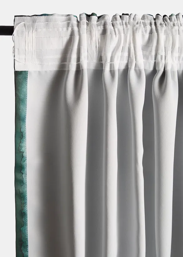 M&ouml;rkl&auml;ggande gardinl&auml;ngd med &aring;tervunnen polyester (1-pack), bonprix