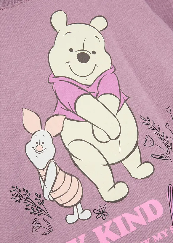 L&aring;ng&auml;rmad topp i bomull med Nalle Puh-tryck, Winnie The Pooh
