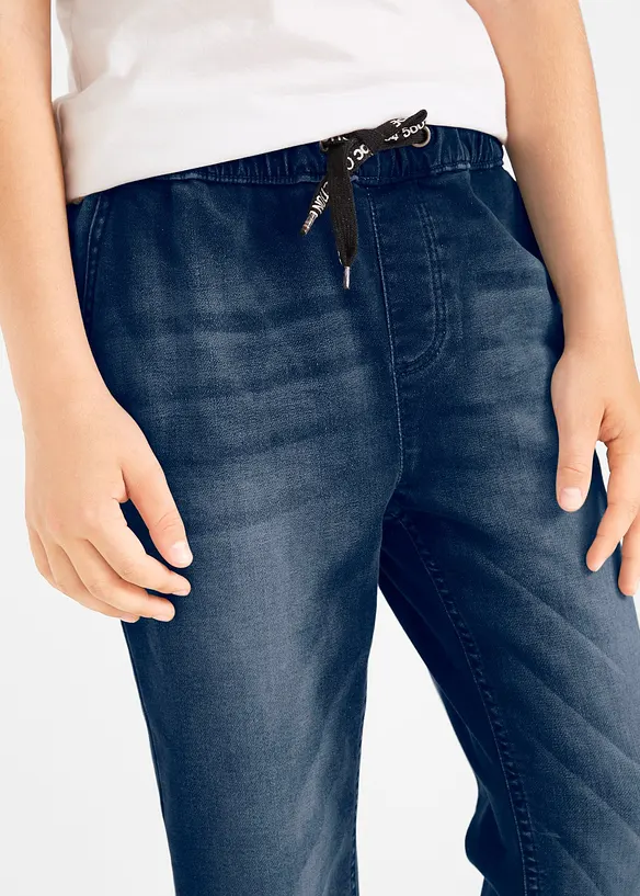 Regular Fit Sweat Jeans f&ouml;r barn, Straight, bonprix