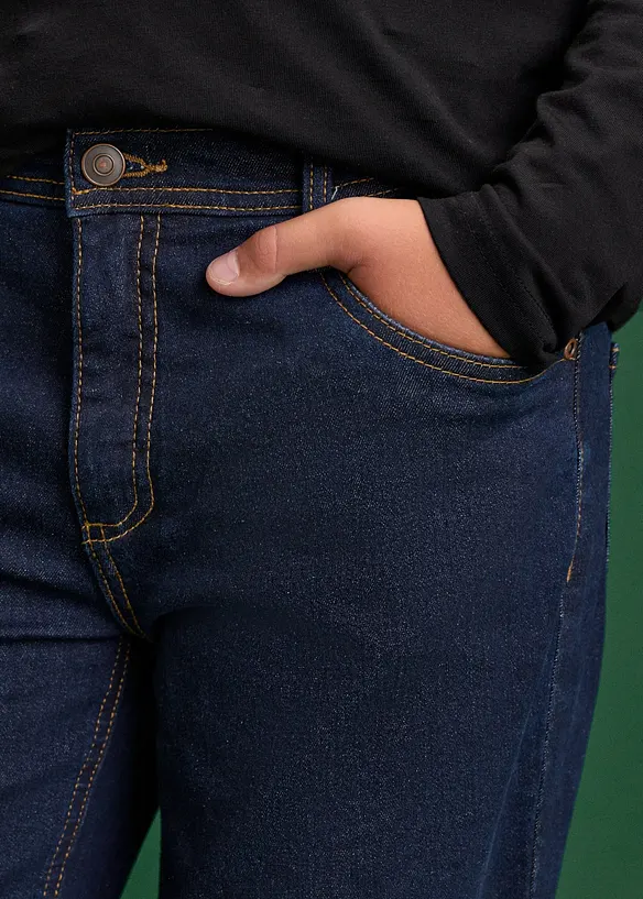 Jerseyfodrade jeans, Regular Fit, Straight, bonprix