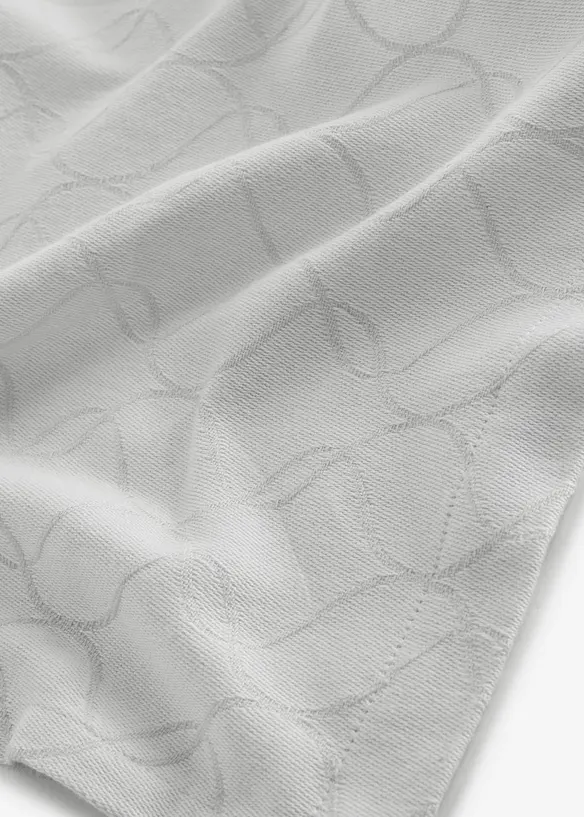 Gardinl&auml;ngd i jacquardmaterial av ekologisk bomull (1-pack), bonprix