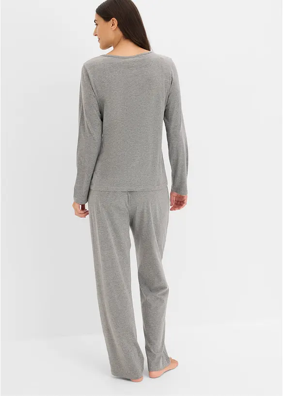 Pyjamas med bomull (4 delar), bonprix