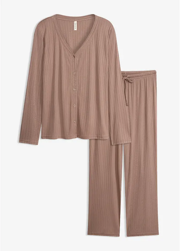 Mysdress i mjuk pointellejersey, bonprix