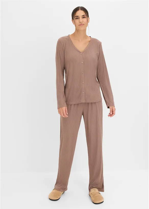 Mysdress i mjuk pointellejersey, bonprix