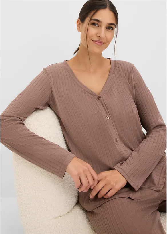 Mysdress i mjuk pointellejersey, bonprix