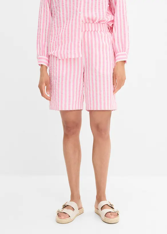 Shorts i bomullsmuslin, bonprix