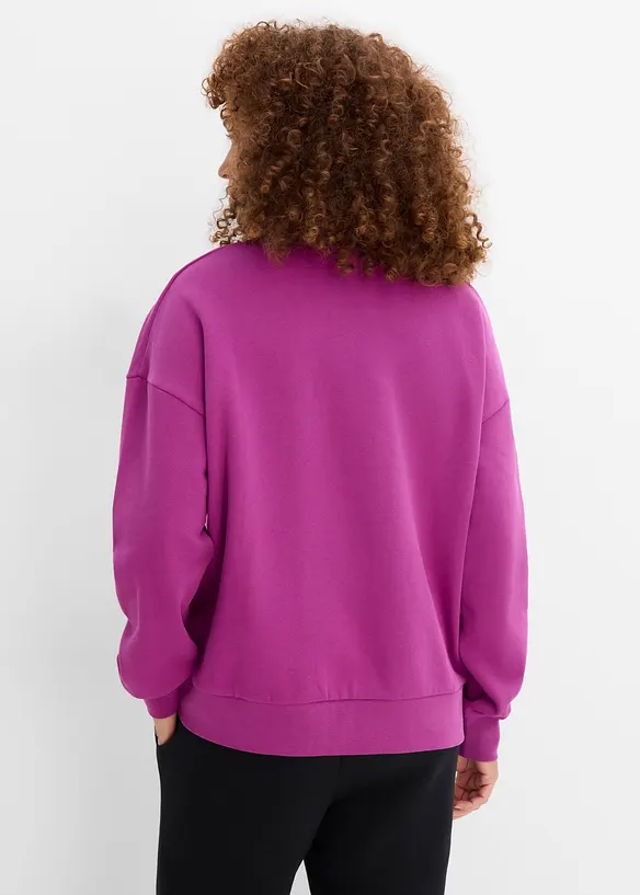Oversizesweatshirt i ekologisk bomull, bonprix