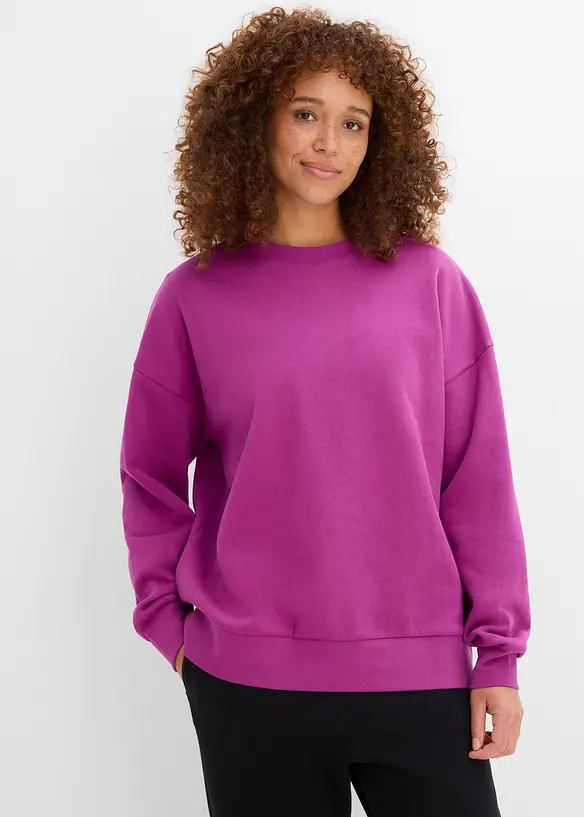 Oversizesweatshirt i ekologisk bomull, bonprix