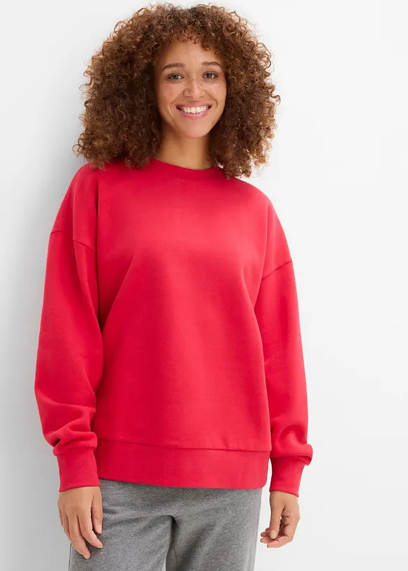 Oversizesweatshirt i ekologisk bomull, bonprix