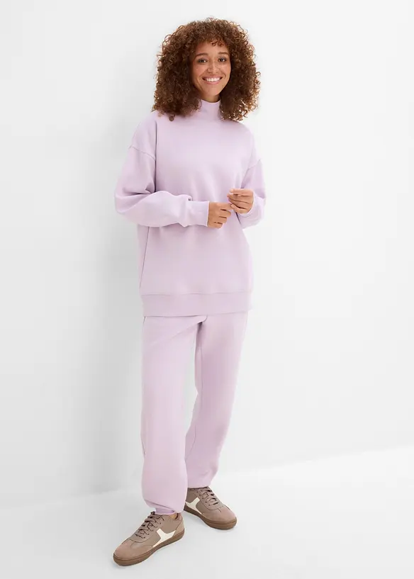 Sweatshirt med polokrage, bonprix