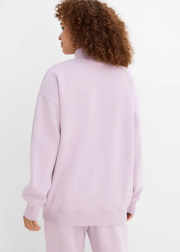 Sweatshirt med polokrage, bonprix