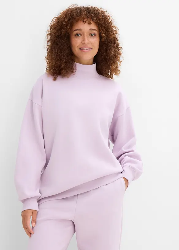 Sweatshirt med polokrage, bonprix