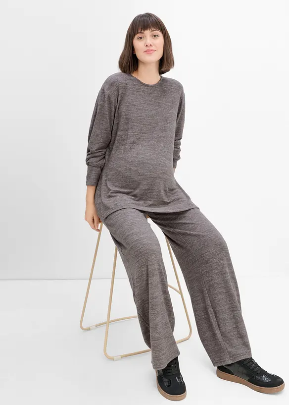 Mamma-/amningsset med topp och byxa (2 delar), bonprix