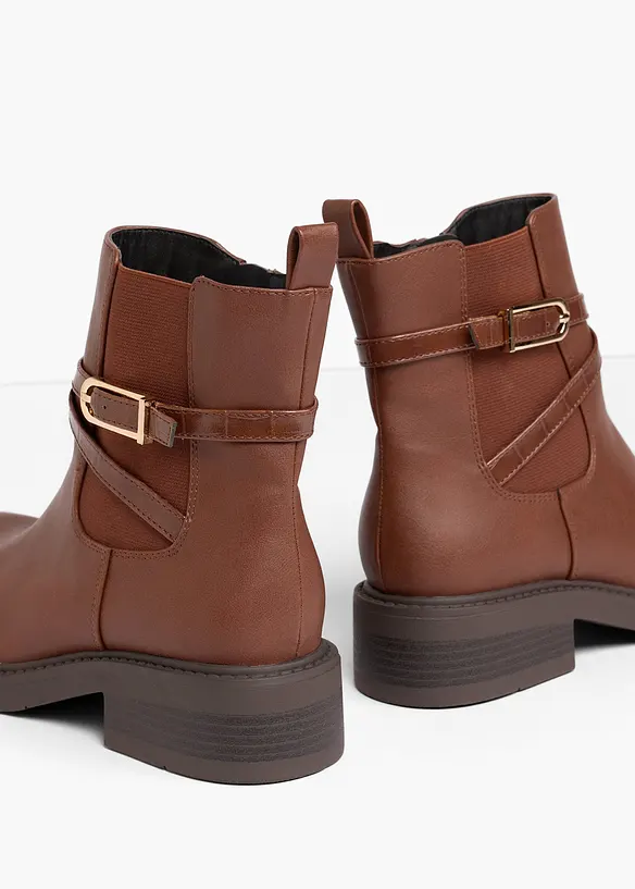 Chelseaboots med sp&auml;nne, bonprix