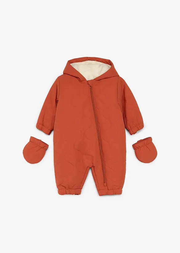 T&auml;ckoverall med handskar som kan kn&auml;ppas fast, bonprix
