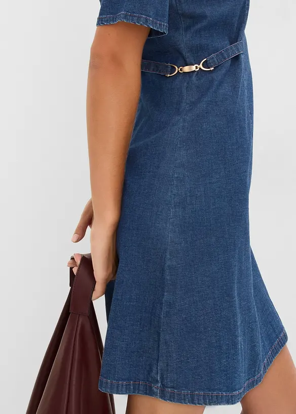 Jeanskl&auml;nning i bomullsstretch, bonprix