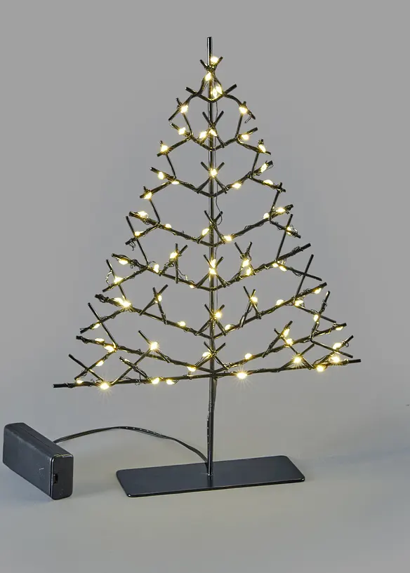 Prydnadsf&ouml;rem&aring;l med LED-belysning &ndash; julgran, bonprix