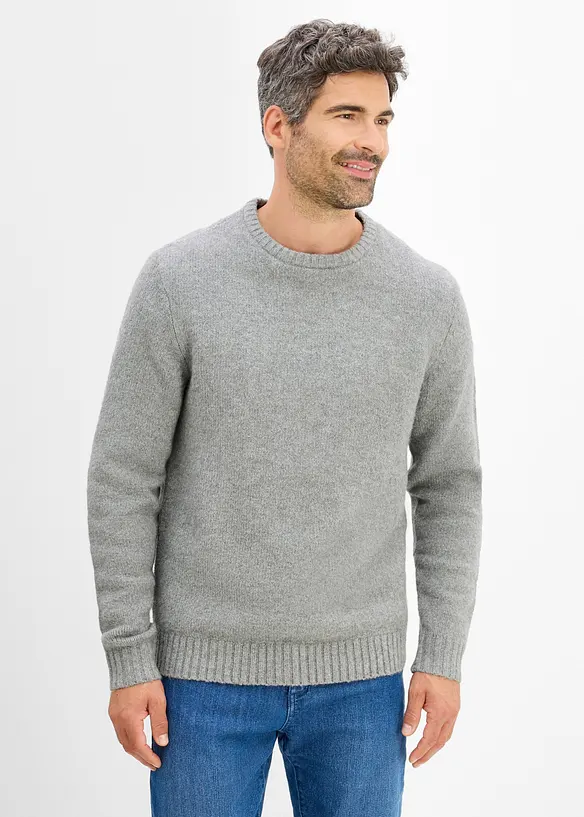 Grovstickad tr&ouml;ja i Regular Fit, bonprix