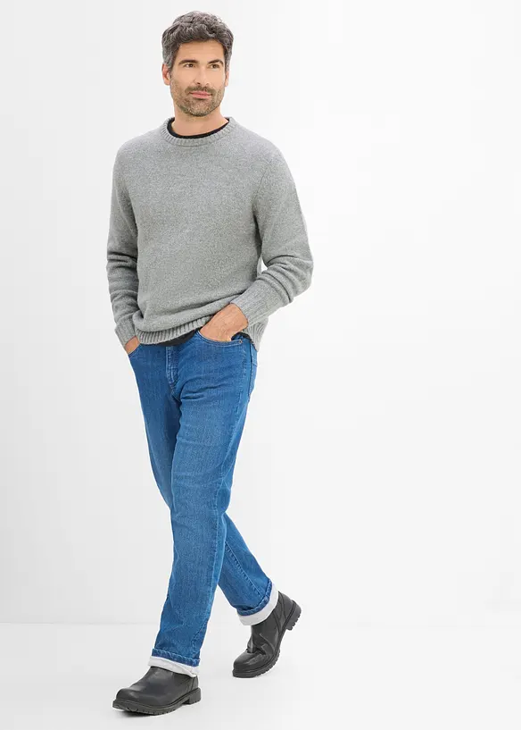 Grovstickad tr&ouml;ja i Regular Fit, bonprix