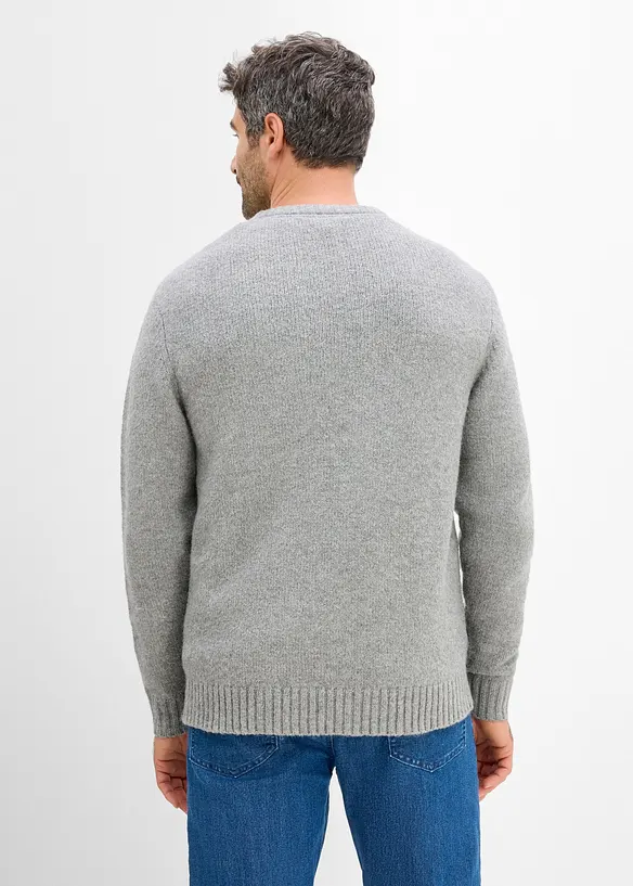 Grovstickad tr&ouml;ja i Regular Fit, bonprix