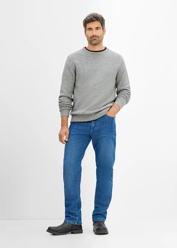 Grovstickad tr&ouml;ja i Regular Fit, bonprix