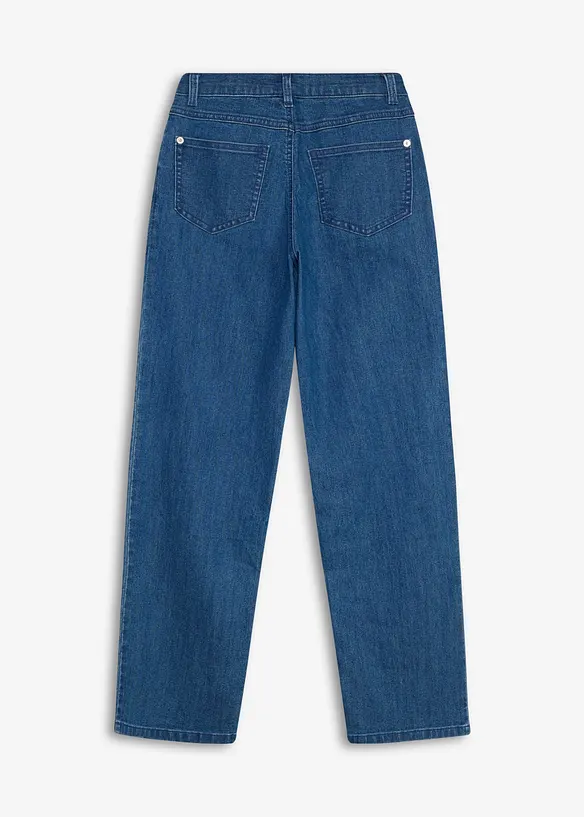 Wide Leg-jeans Mid Waist, bonprix