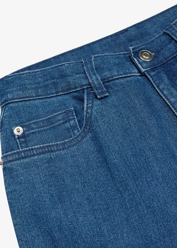 Wide Leg-jeans Mid Waist, bonprix