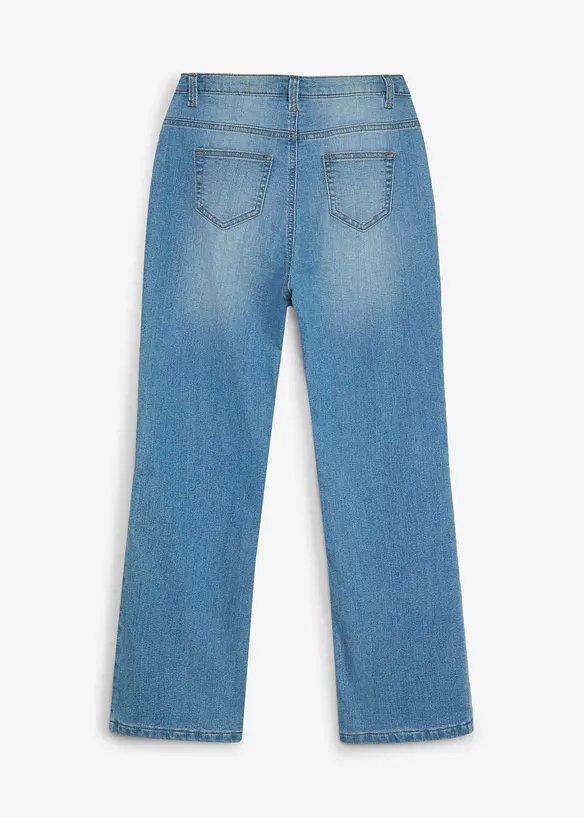 V&auml;rmande Flared Jeans, Mid Waist, bonprix