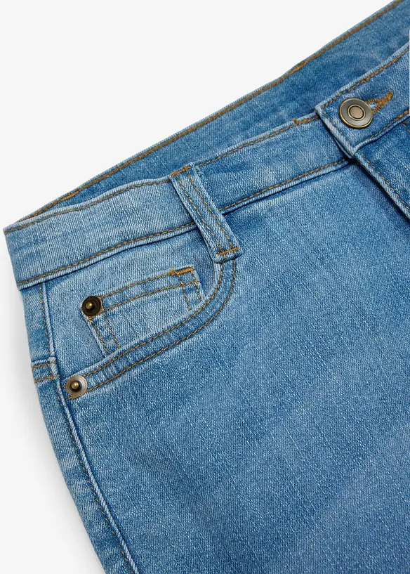 V&auml;rmande Flared Jeans, Mid Waist, bonprix