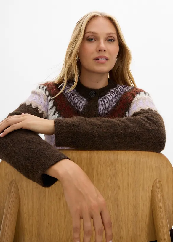 Lusem&ouml;nstrad cardigan, bonprix