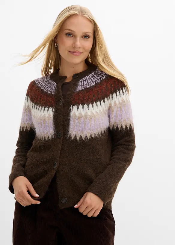 Lusem&ouml;nstrad cardigan, bonprix