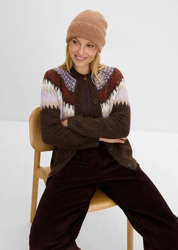 Lusem&ouml;nstrad cardigan, bonprix
