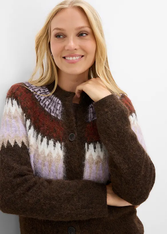 Lusem&ouml;nstrad cardigan, bonprix