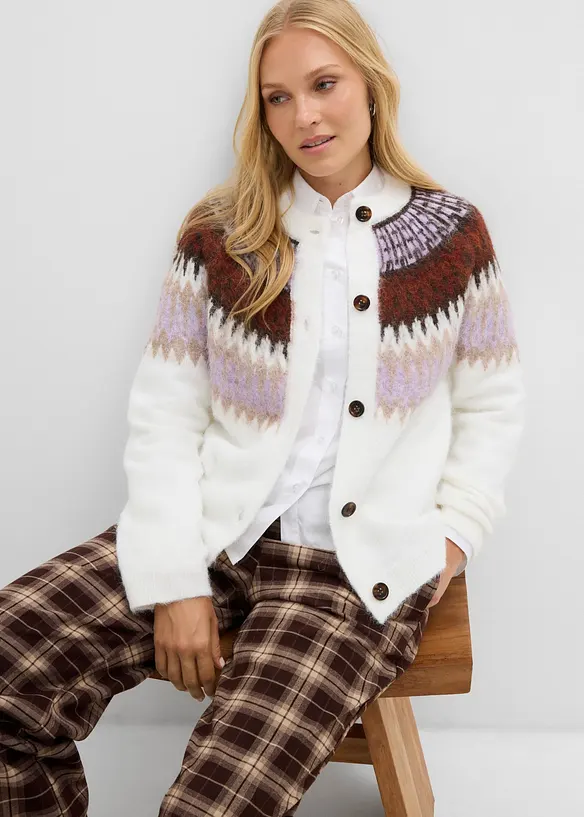Lusem&ouml;nstrad cardigan, bonprix