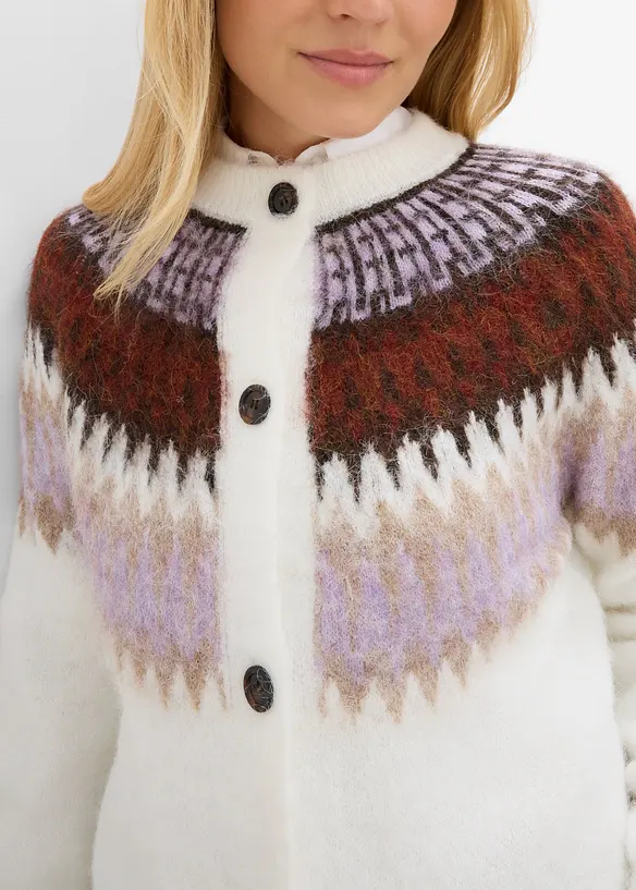 Lusem&ouml;nstrad cardigan, bonprix