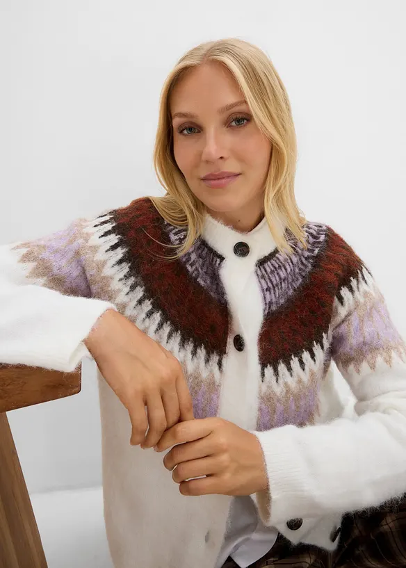 Lusem&ouml;nstrad cardigan, bonprix
