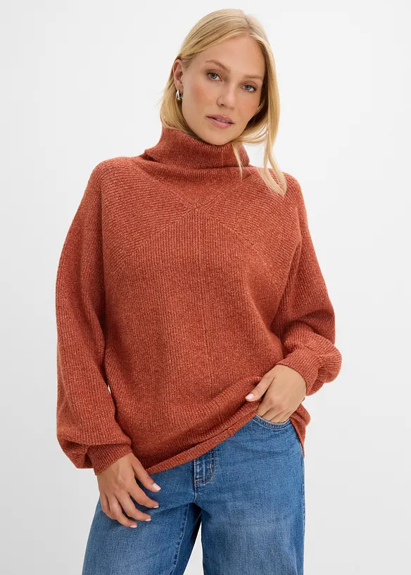 Polotr&ouml;ja med puff&auml;rmar, bonprix