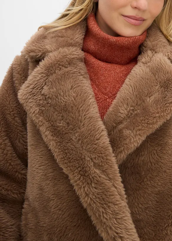 Teddyjacka i oversizemodell, bonprix