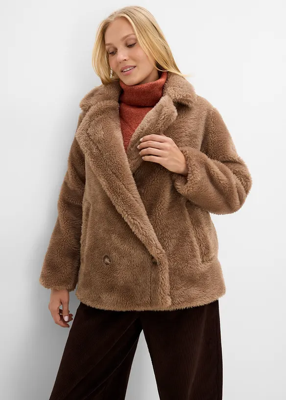 Teddyjacka i oversizemodell, bonprix