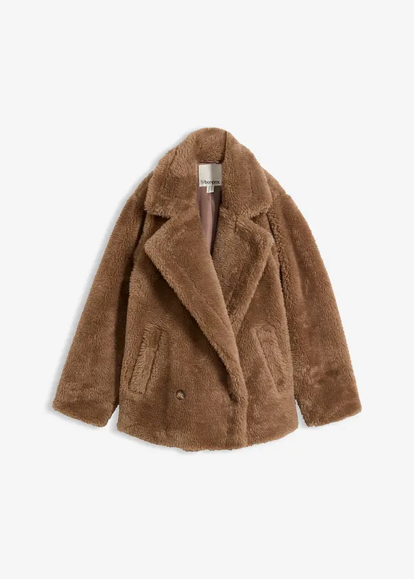 Teddyjacka i oversizemodell, bonprix
