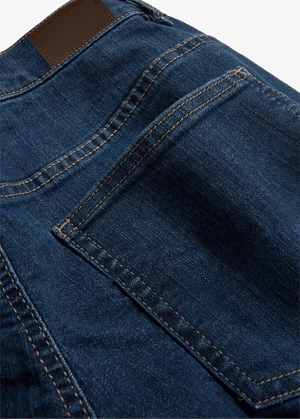 Straight Jeans Mid Waist, Stretch, bonprix