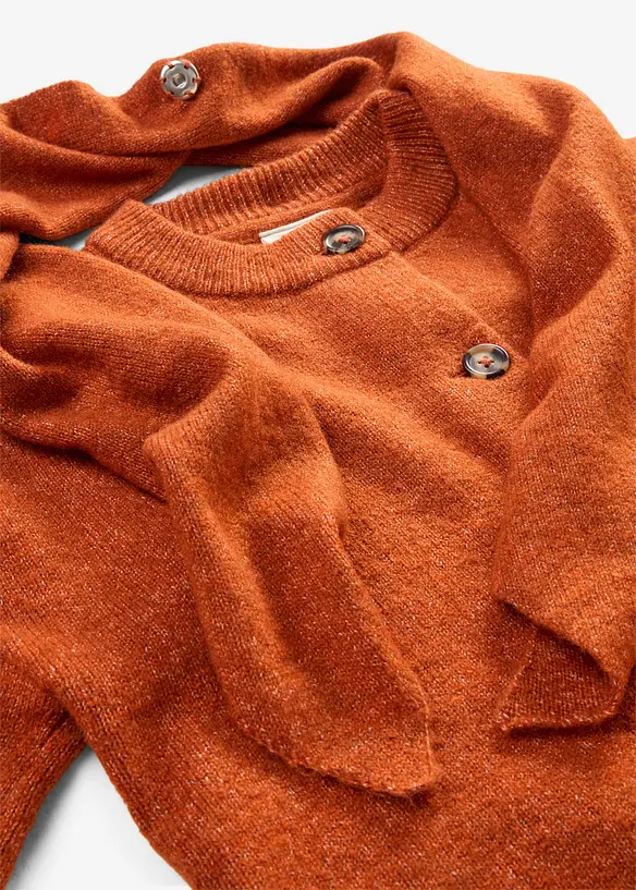 Cardigan med sjalkrage, bonprix