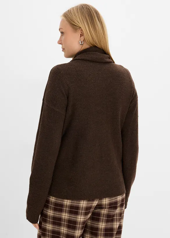 Cardigan med sjalkrage, bonprix