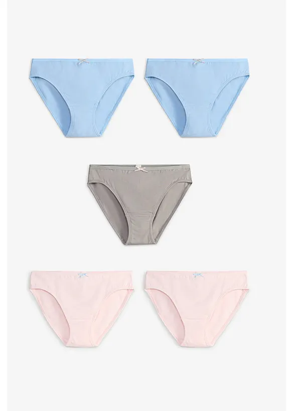 Trosa med ekologisk bomull (5-pack), bonprix