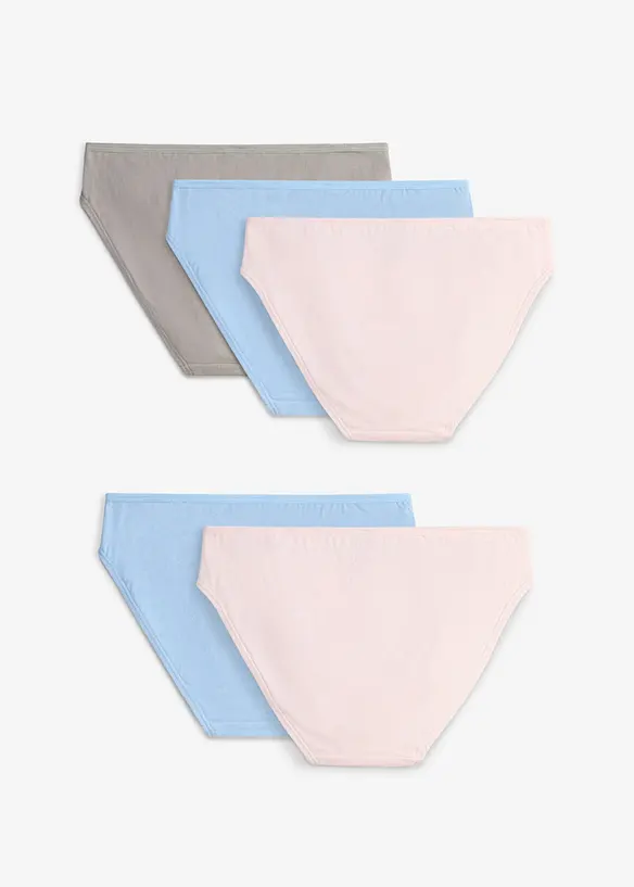 Trosa med ekologisk bomull (5-pack), bonprix