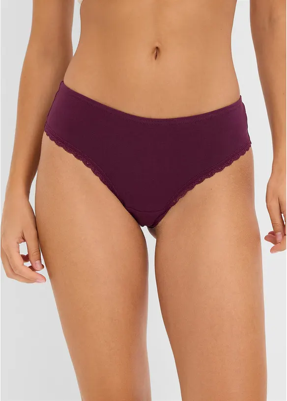 Braziliantrosa med ekologisk bomull (7-pack), bonprix