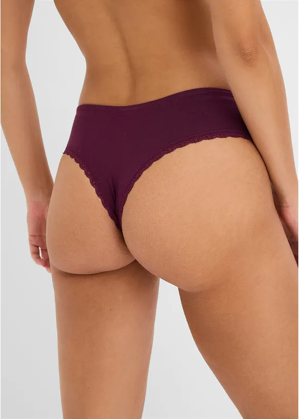 Braziliantrosa med ekologisk bomull (7-pack), bonprix