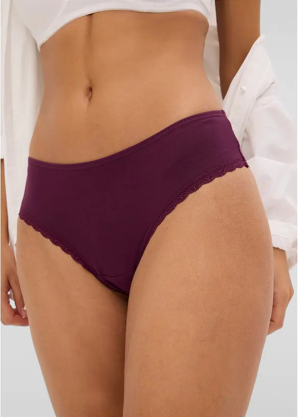 Braziliantrosa med ekologisk bomull (7-pack), bonprix