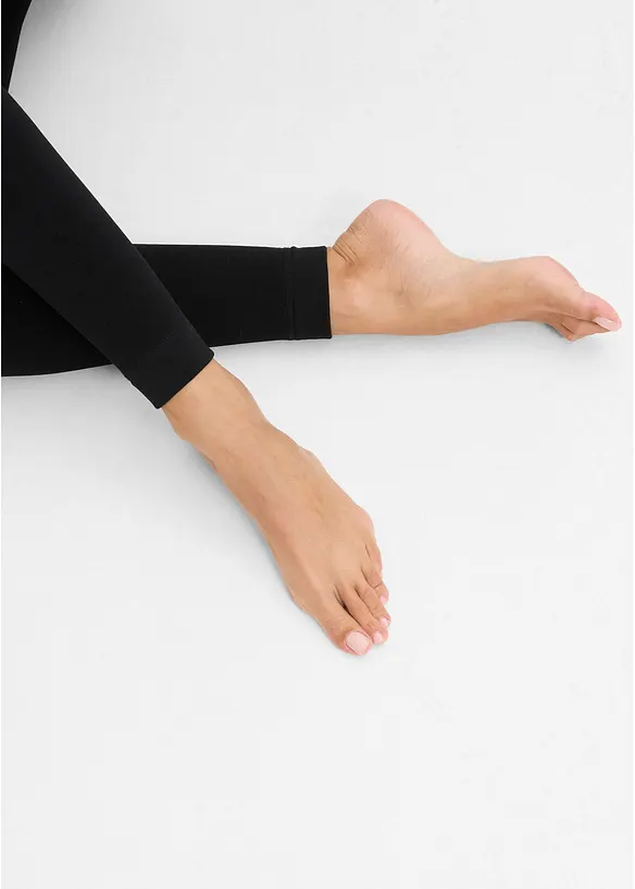 V&auml;rmande leggings med mjuk fleece, 140 den (2-pack), bonprix