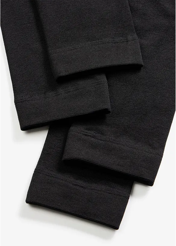 V&auml;rmande leggings med mjuk fleece, 140 den (2-pack), bonprix